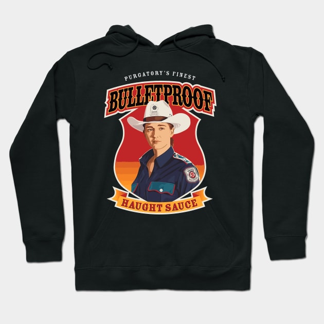 haught sauce - bulletproof Hoodie by Nashida Said